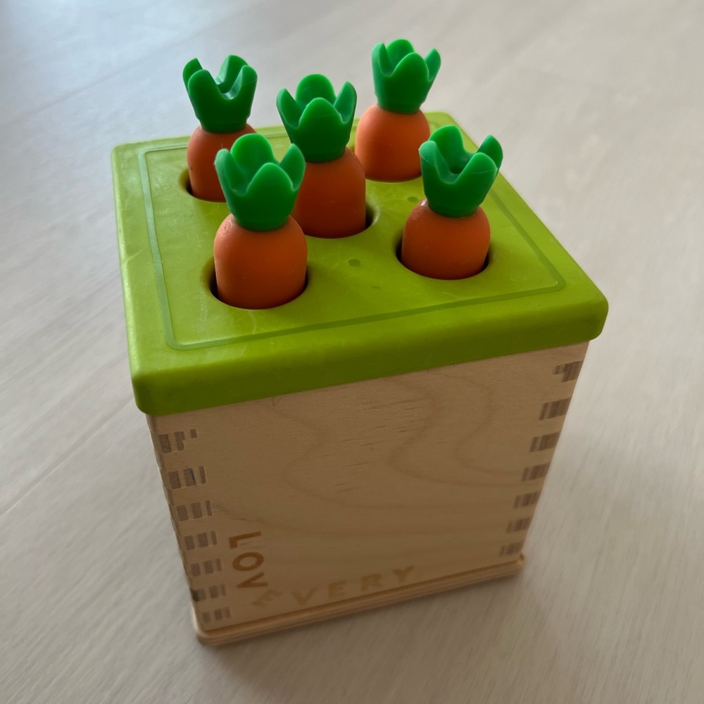 Lovevery • Carrot, Coin & Q Tip Drop